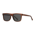 SUNNIES- Diego - Crystal Brown / Smoke Polarized Lens
